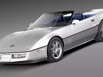 Chevrolet Corvette C4 Convertible 3D model