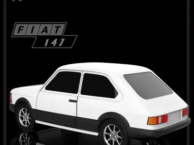 Fiat Spazio 147 for 3D printing 3D print model