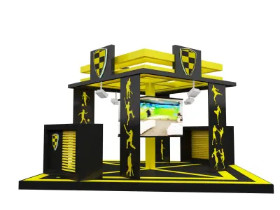 Booth Exhibition Stand a602c  3D model