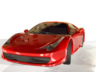 3D Car sports 3D model by dscreator