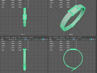 Watch Free 3D model Free 3D model