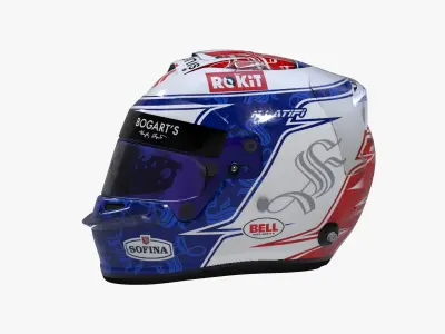 Latiffi helmet 2020 Low-poly 3D model