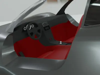 Mercedes-Benz CLK GTR 3D model by abduvahidovabdugaffar