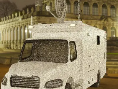 FEMA Freightliner M2 Truck 3D model