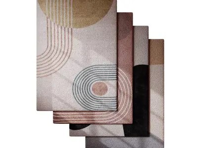 Rug Set 04 3D model