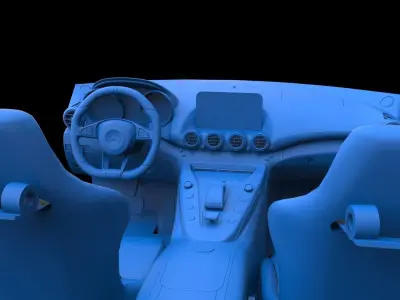 2016 Mercedes AMG GT-S 3D model