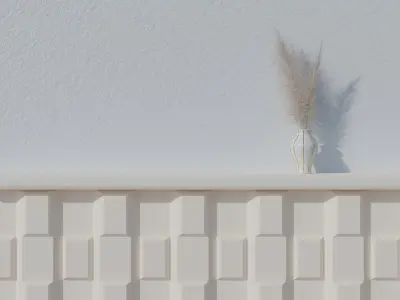 Wall Partition for your interior Low poly 8 3D model