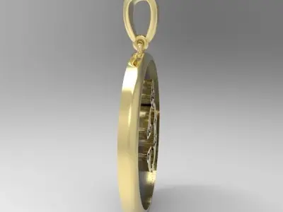 Decorative Letter C 3D print model