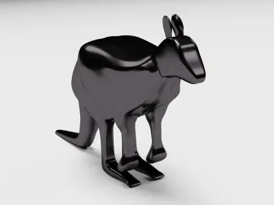 BLACK KANGAROO 3D model
