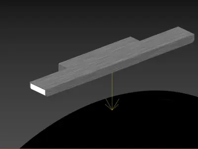 Decorative set in the hallway 3D model