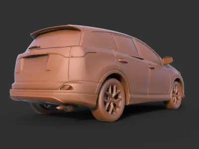 Toyota Rav 4 3D print model
