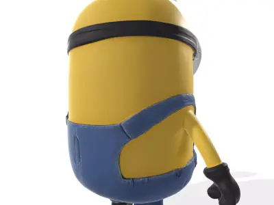 Minion detailed 3D model for 3D printing 3D print model