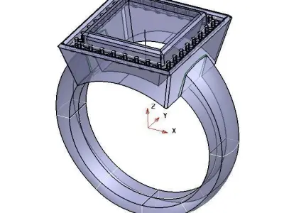 anello centrale e contorno  3D print model