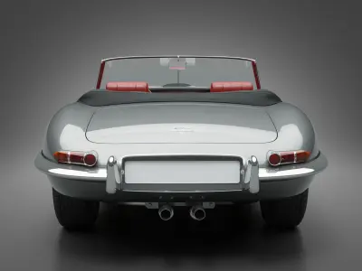 1964 Jaguar E-Type 4 2 Roadster 3D model