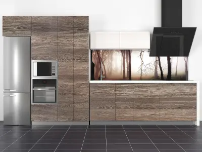 Kitchen set 003 3D model