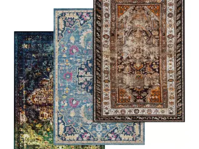 Rug Set 979 3D model