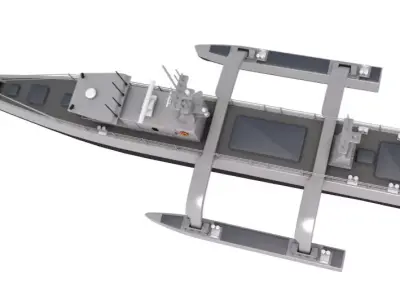 Sea Hunter USV 3D model