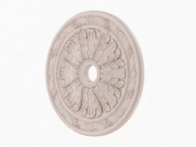 Classic Ceiling Medallion 21 3D model