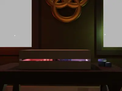 Low Poly City lego house Low-poly 3D model