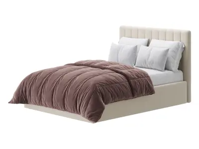 Owen Upholstered Ottoman Bed 3D model