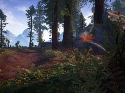 Unreal Engine 4 - Forest Starter Pack Low-poly 3D model