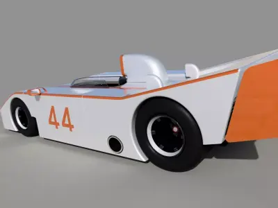 sports car kan-am seriesreacing car model car 3D model