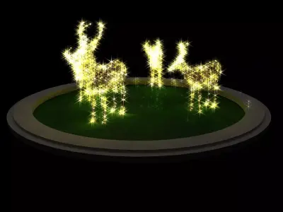 Street Square Design a309 3D model