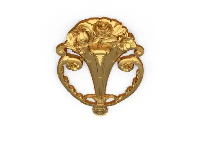Classic decor ornament 306 3D model