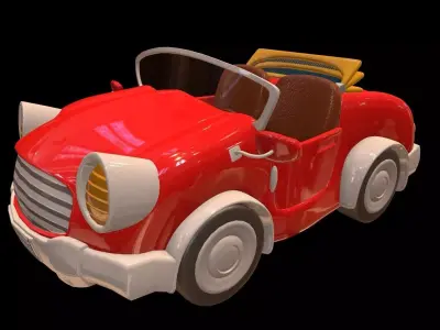 Asset - Cartoons - Car - 01 - 3D Model 3D model