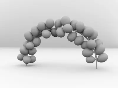 Balloon Arch 3D model