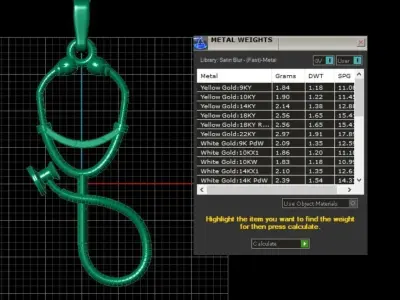 Stethoscope Pendant - Colgante Fonendoscopio 3D print model