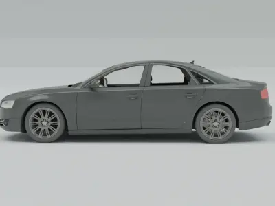 3D model Audi A8 3D model