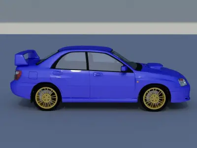 Subaru Impreza STI 2003 3D model