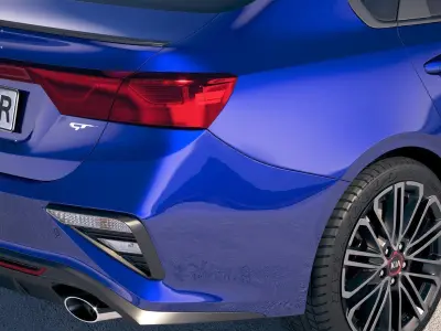 Kia Forte GT 2019 3D model