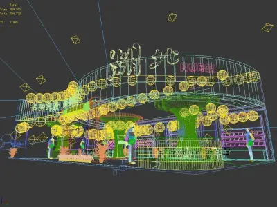 Exhibition - Area - 12X30-3DMAX2009-01 3D model