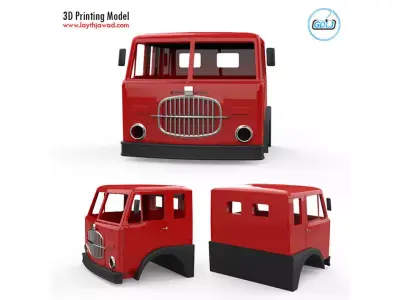 Fiat 682 N4 Cabin 3D print model
