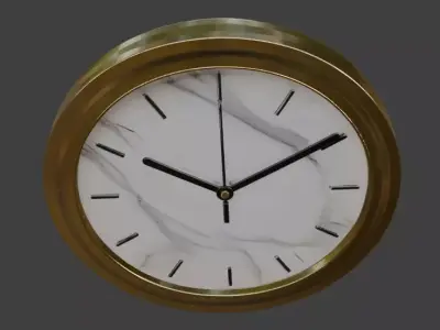Wall Clock 3d Model 3D model