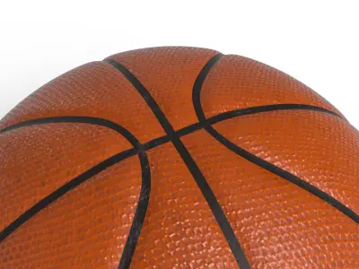 Basketball Low-poly 3D model