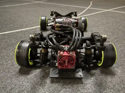 RC drift  professional chasis STL pack 3D print model