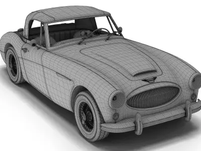 Austin-Healey 3000 MkII 3D model