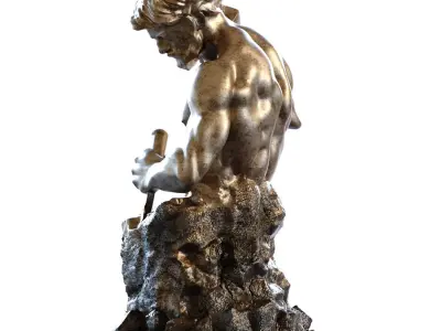 The Self Made Man set 783 Low-poly 3D model