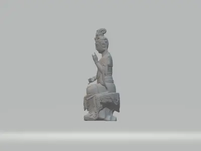 Guanyin Bodhisattva Buddha Statue 3D print model purchase