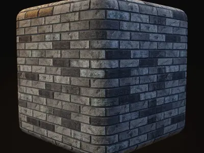 Winter Lake King Running and Stack Bricks Texture Texture