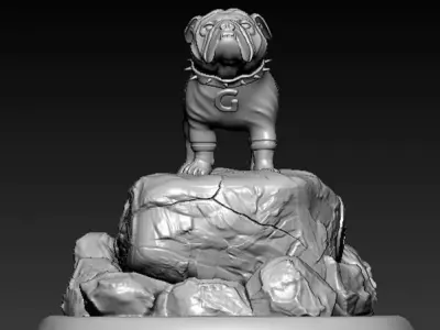 NFL - Bulldog - The Georgia Bulldogs football 3D print model