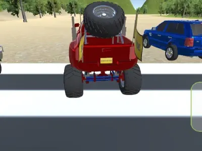 4X4 Offroad Trucks with Speedometer 3D model