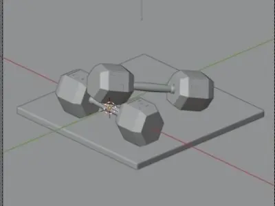 Dumbbells 3D model