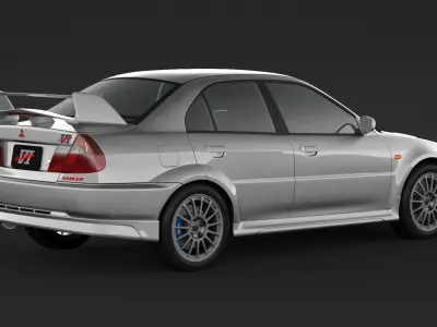 Mitsubishi Lancer Evolution 6 3D model