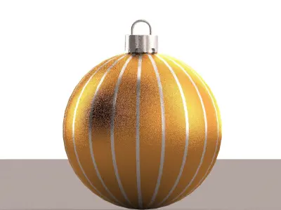 christmas ball 3D model 5