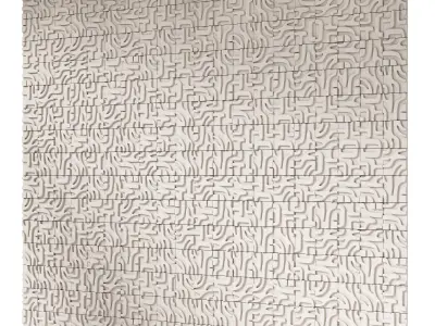 Decorative concrete tiles Castelatto Tribu 3D model