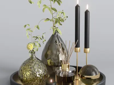 decorative set  21  22  23 3D model